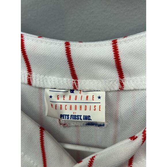 MLB Philadelphia Phillies Dog Jersey 01 Pinstripped Size Medium - Picture 4 of 8